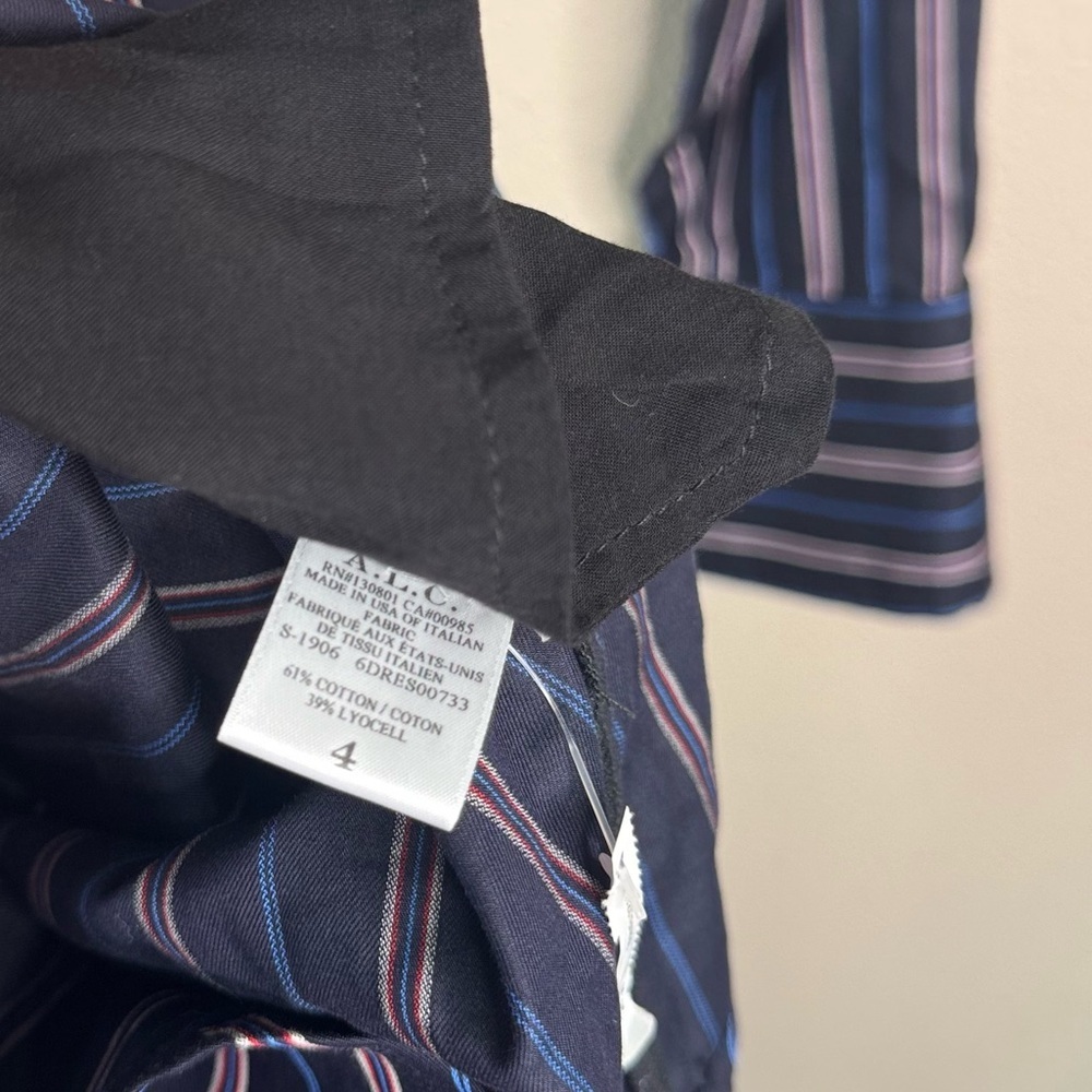 A.L.C Imogen shirt dress size 4 - Picture 4 of 6